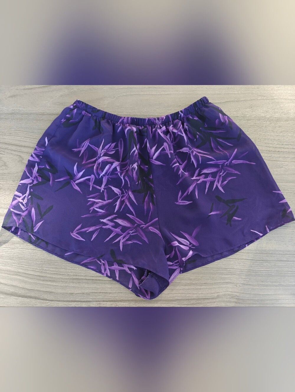 Calvin Klein Purple Floral Sleep Shorts